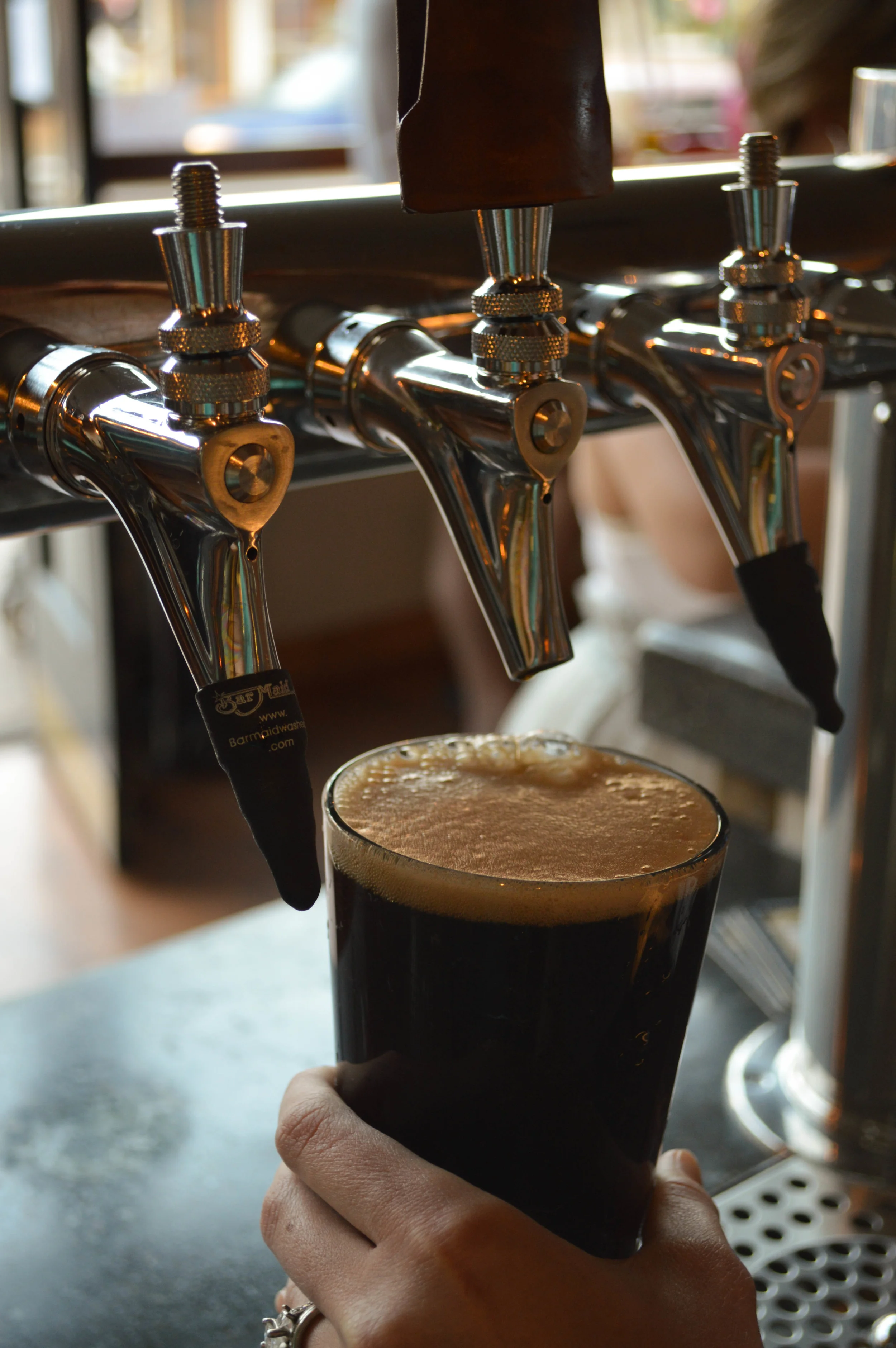 A pour at The Alley